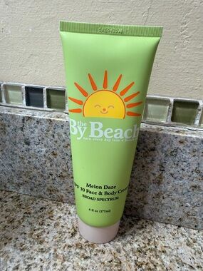 By Beach Melon Daze SPF 30 Face & Body Moisturizer Cream Broad Spectrum